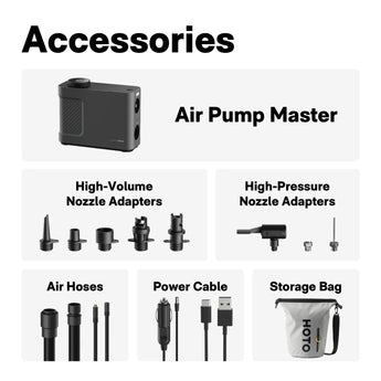 Hoto Air Pump Master Compressor Portable Tyre Inflator & Deflate Car Motorcycle - CEN