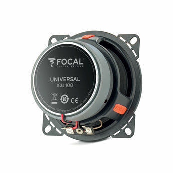 Focal ICU 100 Universal 2 Way 4 Inch Coaxial Speakers 40w RMS Pair - CEN
