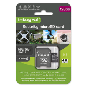 Integral 128GB Dash Cam Micro SD Card High Endurance Home Security CCTV Drones - CEN