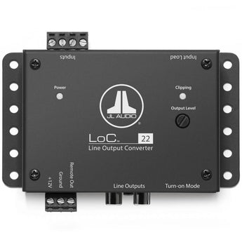 JL Audio LoC-22 Fully Active 2 Channel Speaker Level to Line Output Converter - CEN