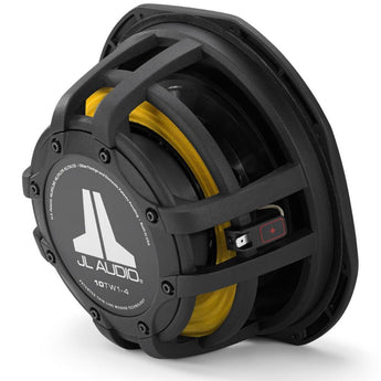 JL Audio 10TW1-4 10 Inch Sub TW1 Series Shallow Mount Subwoofer 4 ohm 300w RMS - CEN