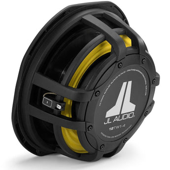JL Audio 12TW1-4 12 Inch Sub TW1 Series Shallow Mount Subwoofer 4 ohm 300w RMS - CEN