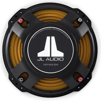 JL Audio 12TW3-D4 12 Inch TW3 Series Shallow Mount Subwoofer Dual 4 ohm 400w RMS - CEN