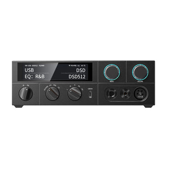 FiiO K15 Desktop DAC and Headphone Amplifier Bluetooth Media Streamer Black - CEN