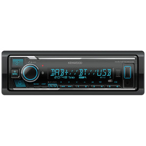 Kenwood KMM-BT508DAB Stereo Bluetooth USB Car Digital Radio Includes DAB Aerial - CEN