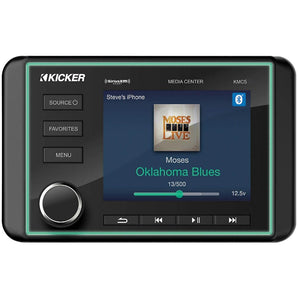 Kicker KMC5 Marine Digital Media Receiver Bluetooth USB Radio Source Unit - CEN