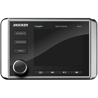 Kicker KMC5 Marine Digital Media Receiver Bluetooth USB Radio Source Unit - CEN