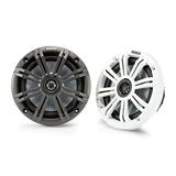 Kicker Marine KA45KM654 Speakers KM Series 6.5" Coaxial White & Charcoal Grills - CEN