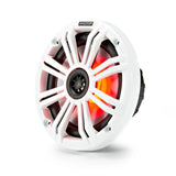 Kicker Marine KA45KM654L Speakers KM 6.5" Coaxial White & Charcoal LED Grills - CEN
