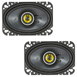 Kicker CSC464 CS Series 4x6" 2 Way Car Door Dash Coaxial Speakers 50w RMS Pair - CEN