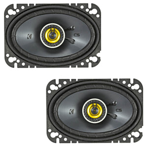 Kicker CSC464 CS Series 4x6" 2 Way Car Door Dash Coaxial Speakers 50w RMS Pair - CEN