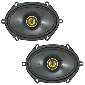 Kicker CSC684 CS Series 6x8" 2 Way Car Door Shelf Coaxial Speakers 75w RMS - CEN