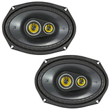 Kicker CSC6934 CS Series 6x9" 3 Way Car Parcel Shelf Coaxial Speakers 150w RMS - CEN