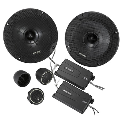 Kicker 46CSS654 CS Series 6.5" 16cm 2 Way Car Door Component Speakers 100w RMS