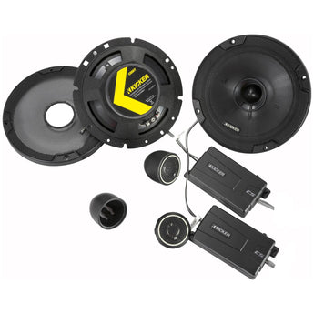 Kicker CSS674 CS Series 6.75" 17cm 2 Way Car Door Component Speakers 100w RMS - CEN