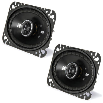 Kicker DSC4604 DS Series 4x6" 2 Way Car Door Shelf Coaxial Speakers 30w RMS - CEN