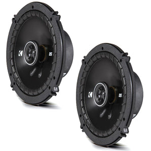 Kicker DSC6504 DS Series 6.5" 16.5cm 2 Way Car Door Coaxial Speakers 60w RMS - CEN