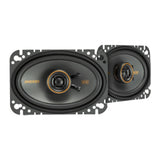 Kicker KSC460 KS Series 4x6" 2 Way Car Door Dash Shelf Coaxial Speakers 75w RMS - CEN