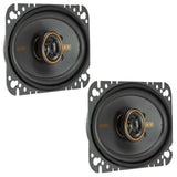 Kicker KSC460 KS Series 4x6" 2 Way Car Door Dash Shelf Coaxial Speakers 75w RMS - CEN