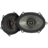 Kicker KSC680 KS Series 6x8" 2 Way Car Door Dash Shelf Coaxial Speakers 75w RMS - CEN