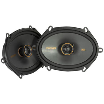 Kicker KSC680 KS Series 6x8" 2 Way Car Door Dash Shelf Coaxial Speakers 75w RMS - CEN