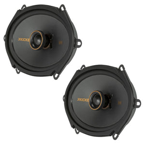 Kicker KSC680 KS Series 6x8" 2 Way Car Door Dash Shelf Coaxial Speakers 75w RMS - CEN