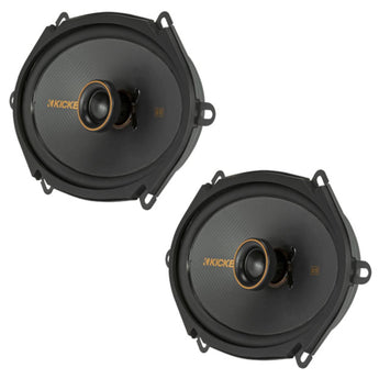 Kicker KSC680 KS Series 6x8" 2 Way Car Door Dash Shelf Coaxial Speakers 75w RMS - CEN