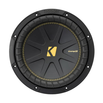 Kicker 50CWCS104 Sub CompC 10 Inch Single Voice Coil Car Subwoofer 4Ohm 250w RMS - CEN