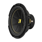 Kicker 50CWCS104 Sub CompC 10 Inch Single Voice Coil Car Subwoofer 4Ohm 250w RMS - CEN