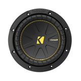 Kicker 50CWCS84 Sub CompC 8 Inch Single Voice Coil Car Subwoofer 4Ohm 200w RMS - CEN