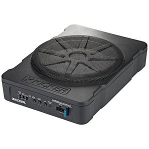 Kicker Hideaway HS10 Sub 10" Compact Powered Active Underseat Subwoofer 180w RMS - CEN
