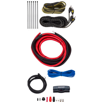 Kicker Amplifier Wiring Kit OFC Oxygen Free Copper 6 AWG V Series Car Amp 47VK6 - CEN