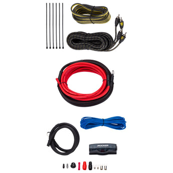 Kicker Amplifier Wiring Kit OFC Oxygen Free Copper 8 AWG V Series Car Amp 47VK8 - CEN