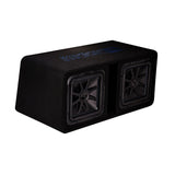 Kicker 44DL7S122 Dual 12 Inch L7S Subwoofer Solo Baric Loaded Enclosure 1500w - CEN