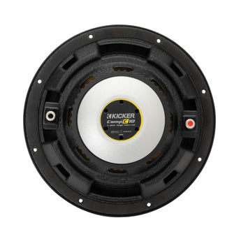 Kicker 50CWCS104 Sub CompC 10 Inch Single Voice Coil Car Subwoofer 4Ohm 250w RMS - CEN
