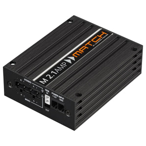 Match M 2.1 Amp Micro Amplifier Mono Subwoofer Mode or 2 Channel Stereo 350w RMS - CEN