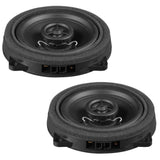 Match UP X4BMW-FRT.2 BMW 1, 2, 3, 4, 5, X Series 4 Inch Coaxial Speakers 60w RMS - CEN