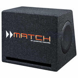 Match PP 7E-D Sub Two 6.5" Woofers Extremely Compact Enclosure Subwoofer 200 RMS - CEN