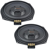 Match UP W8BMW-D 4ohm BMW 1, 2, 3, 4, 5 X Series 8 Inch Underseat Subwoofers - CEN