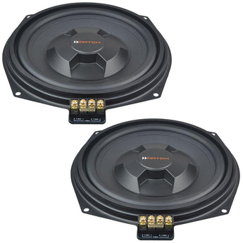 Match UP W8BMW-D 4ohm BMW 1, 2, 3, 4, 5 X Series 8 Inch Underseat Subwoofers - CEN