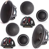 Morel Hybrid 63 3 Way Car Component Speakers MW Woofers MT300 Tweeters 140w RMS - CEN