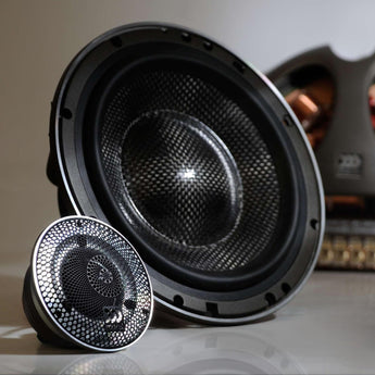Morel Supremo 602 Flagship 2 Way Carbon Fibre 6.5" Component Speakers 140w RMS - CEN