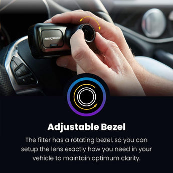 Nextbase Reflection Free Lens Polarising CPL Filter 422GW 322GW 222 122 Dash Cam - CEN