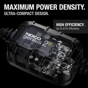 NOCO Genius2D 6V/12V 2A Direct Mount Battery Trickle Charger Maintainer - CEN