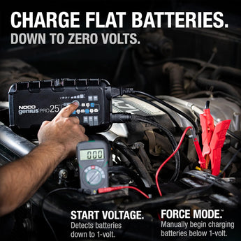 NOCO GeniusPRO25 6V/12V/24V 25A Battery Trickle Charger Maintainer Desulfator - CEN