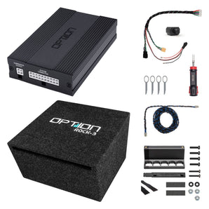 Option Audio VW T6.1 Plug & Play Kit 6-Channel DSP Amplifier & Rock-3 Subwoofer