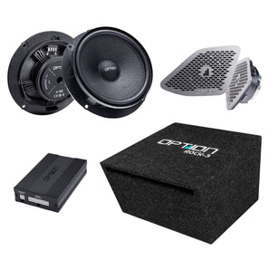 Option Audio VW T6.1 Plug & Play Kit DSP Amplifier & Subwoofer & Speakers