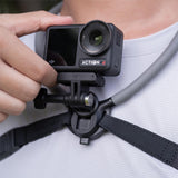 PGYTECH Action Camera Neck Mount CapLock Quick Release POV Chest Fixing Strap - CEN