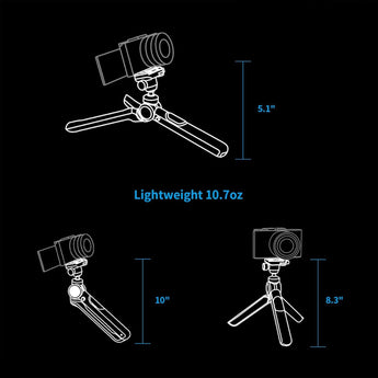 PGYTECH MantisPod 2.0 Mirrorless Camera Travel Vlogging Tripod with Ball Head - CEN