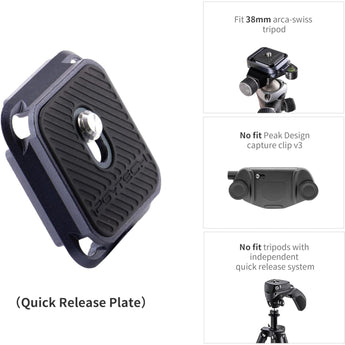 PGYTECH Quick Release Plate Snaplock Camera Adaptor Arca-Swiss Compatible - CEN
